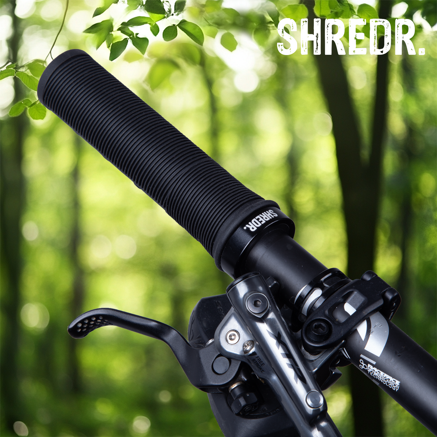 SHREDR. "Slope Shark" Mountain Bike Lock-On Grips