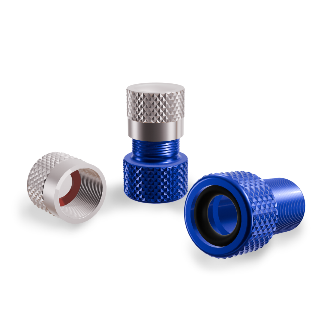 SHREDR. Presta Valve Adapter Set | French Valve to Schrader Valve Adapter | High-Quality Aluminum
