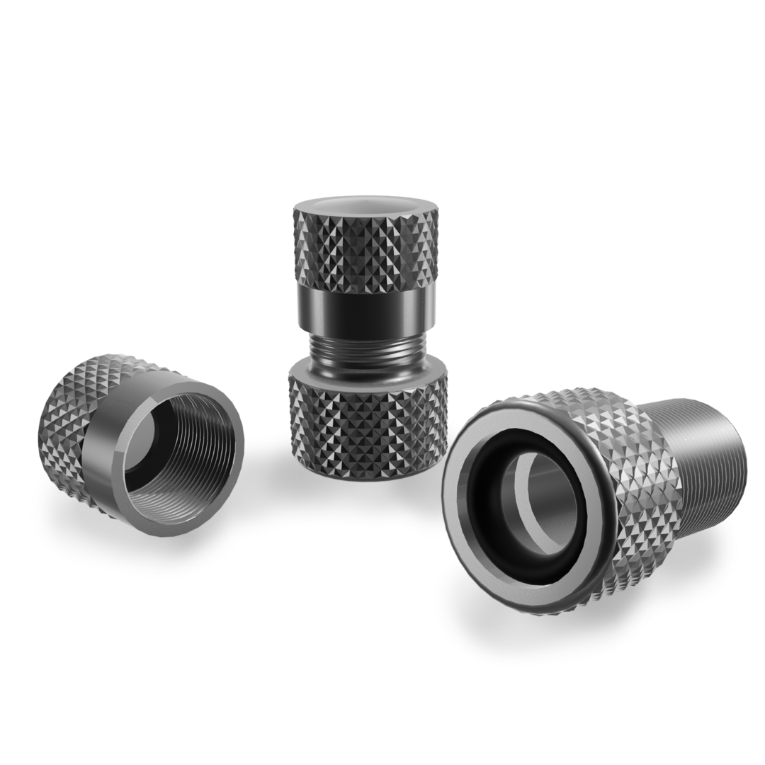 SHREDR. Presta Valve Adapter Set | French Valve to Schrader Valve Adapter | High-Quality Aluminum