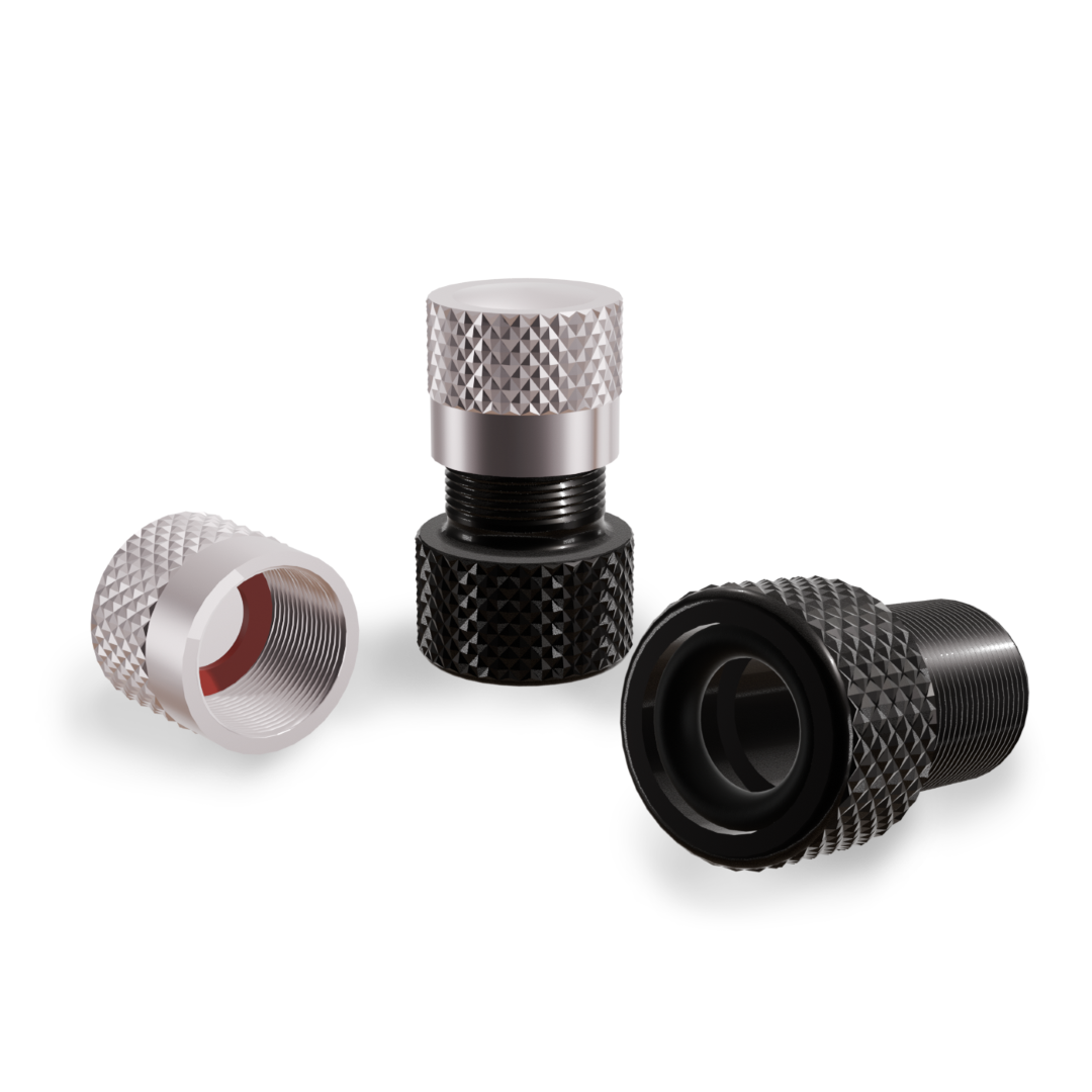 SHREDR. Presta Valve Adapter Set | French Valve to Schrader Valve Adapter | High-Quality Aluminum
