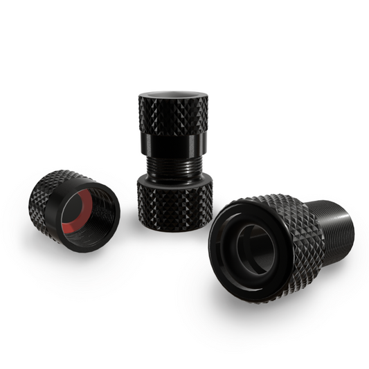 SHREDR. Presta Ventil-Adapter Set | Adapter französisches Ventil auf Auto Ventil | hochwertiges Aluminium