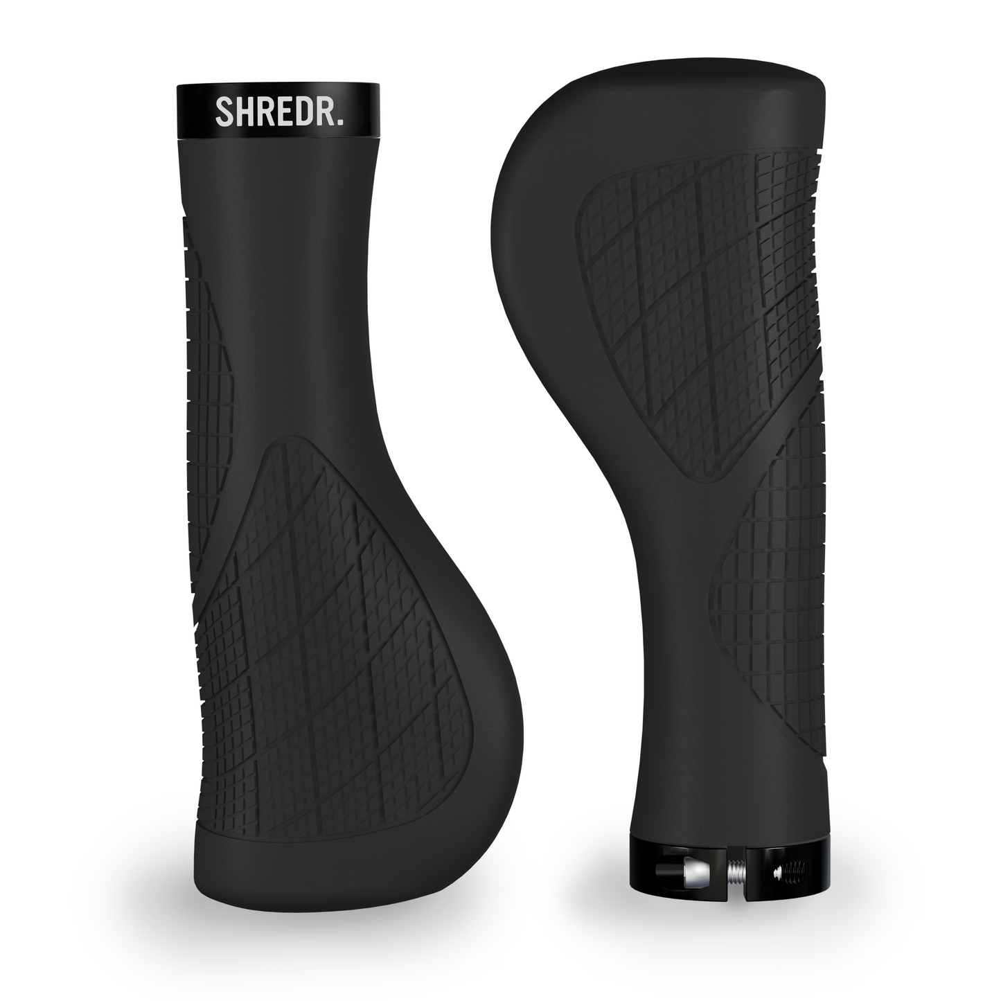 SHREDR. Anatomic Flow | Ergonomic Bicycle Grips | Screw-on Mountain Bike Grips
