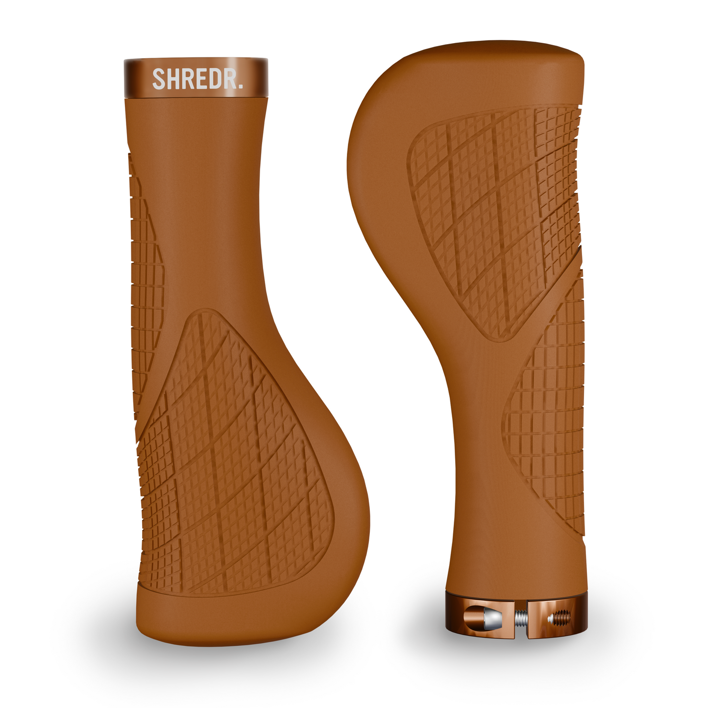 SHREDR. Anatomic Flow | Ergonomic Bicycle Grips | Screw-on Mountain Bike Grips