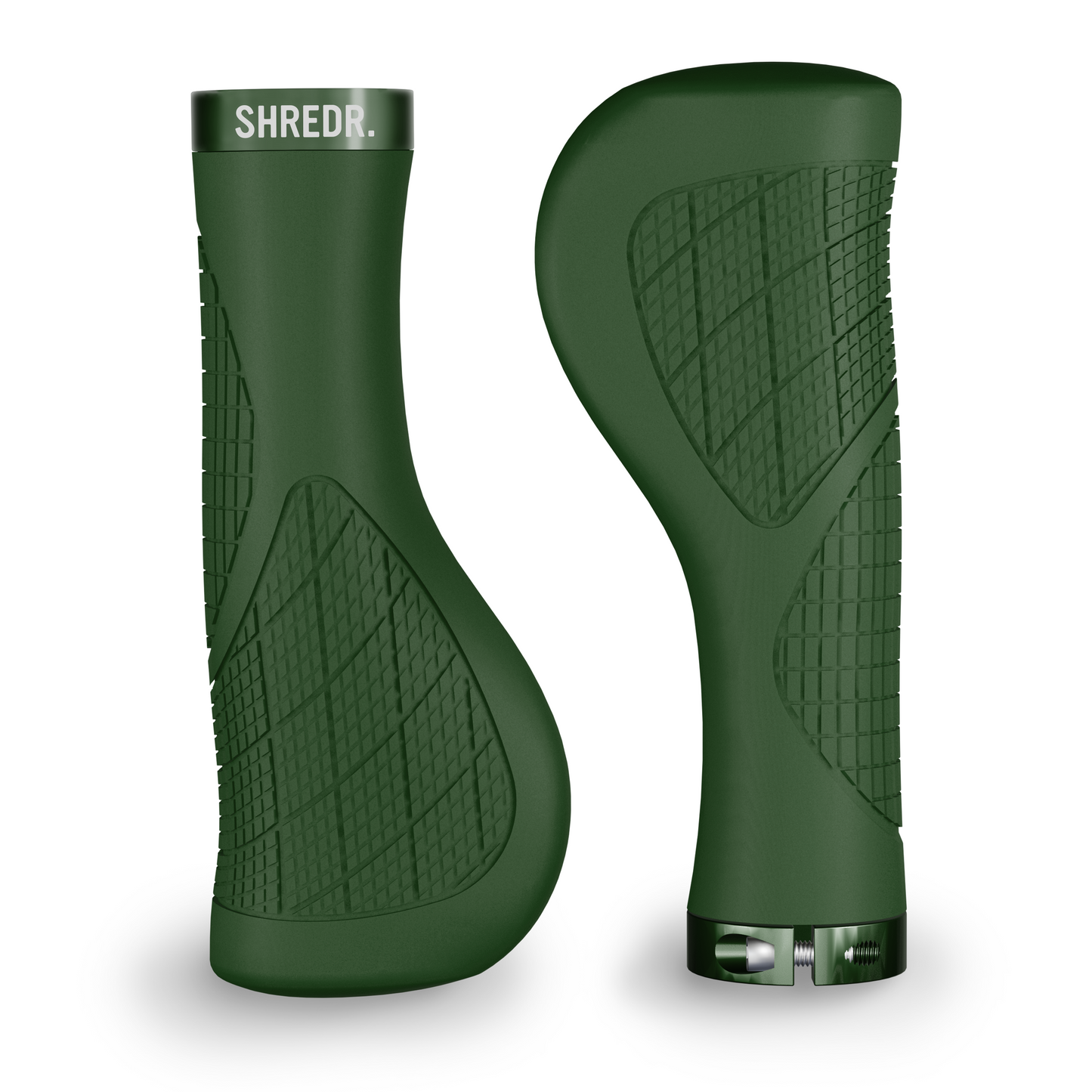 SHREDR. Anatomic Flow | Ergonomic Bicycle Grips | Screw-on Mountain Bike Grips