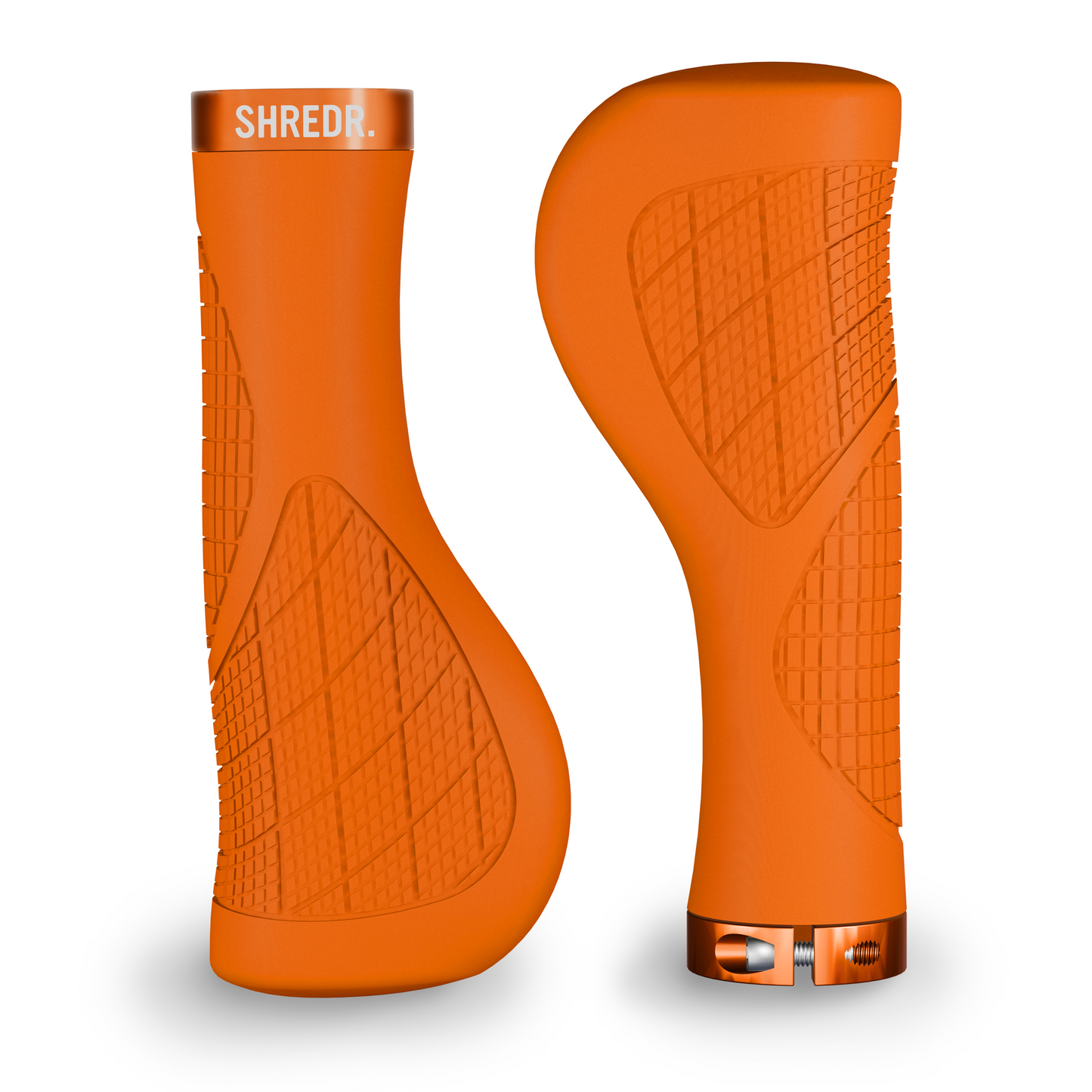 SHREDR. Anatomic Flow | Ergonomic Bicycle Grips | Screw-on Mountain Bike Grips