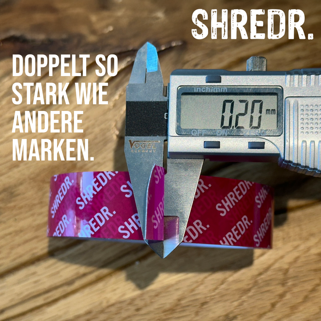 SHREDR. "Tape Of Glory" Premium Tubeless Rim Tape