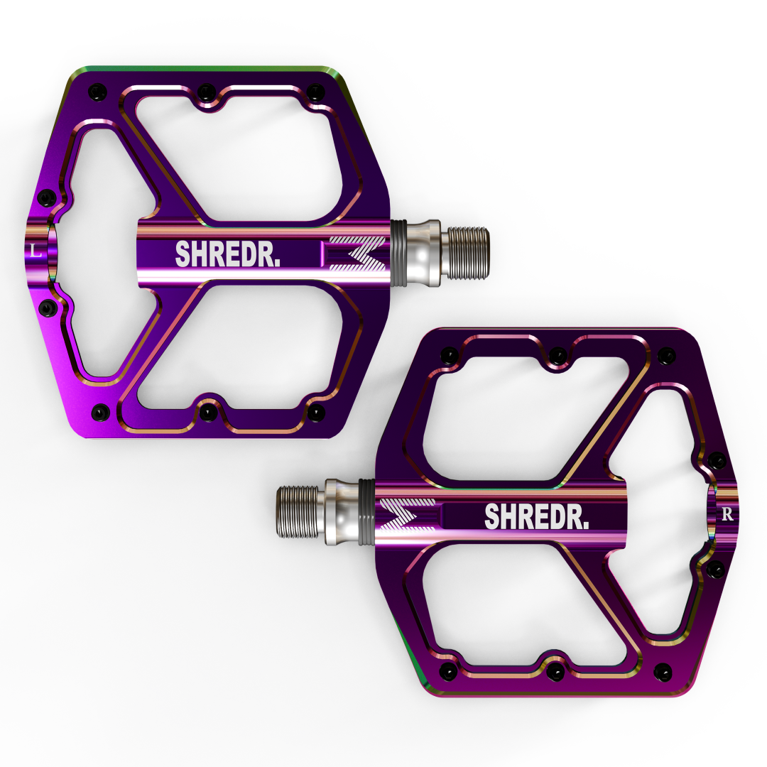 SHREDR. "Ryzr" Pedale für MTB - Nur 320 Gramm - Special Edition!
