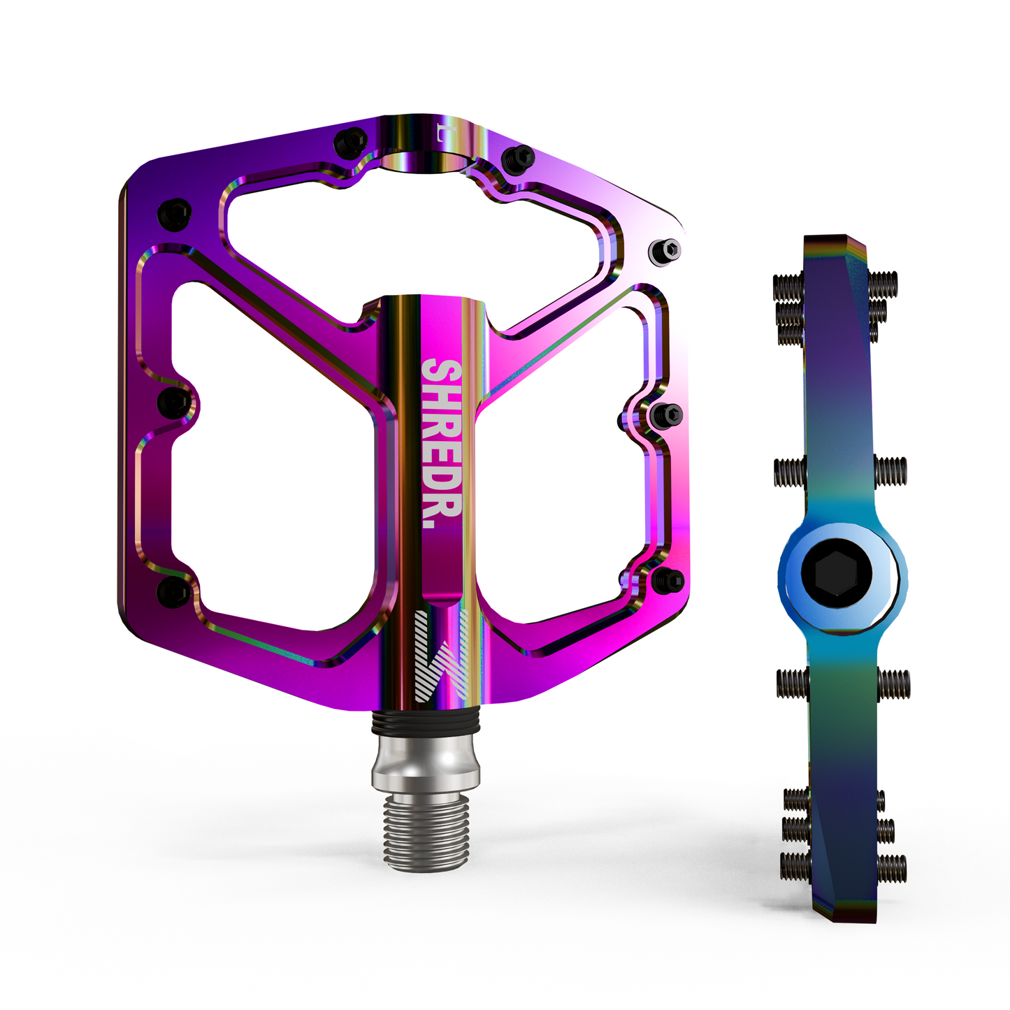 SHREDR. "Ryzr" Pedale für MTB - Nur 320 Gramm - Special Edition!