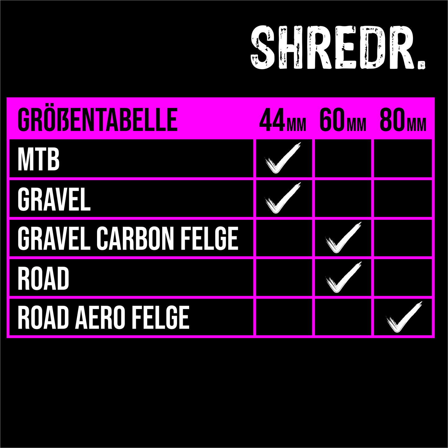SHREDR. "Kingpin" Tubeless Valve Set - Various Colors and Lengths