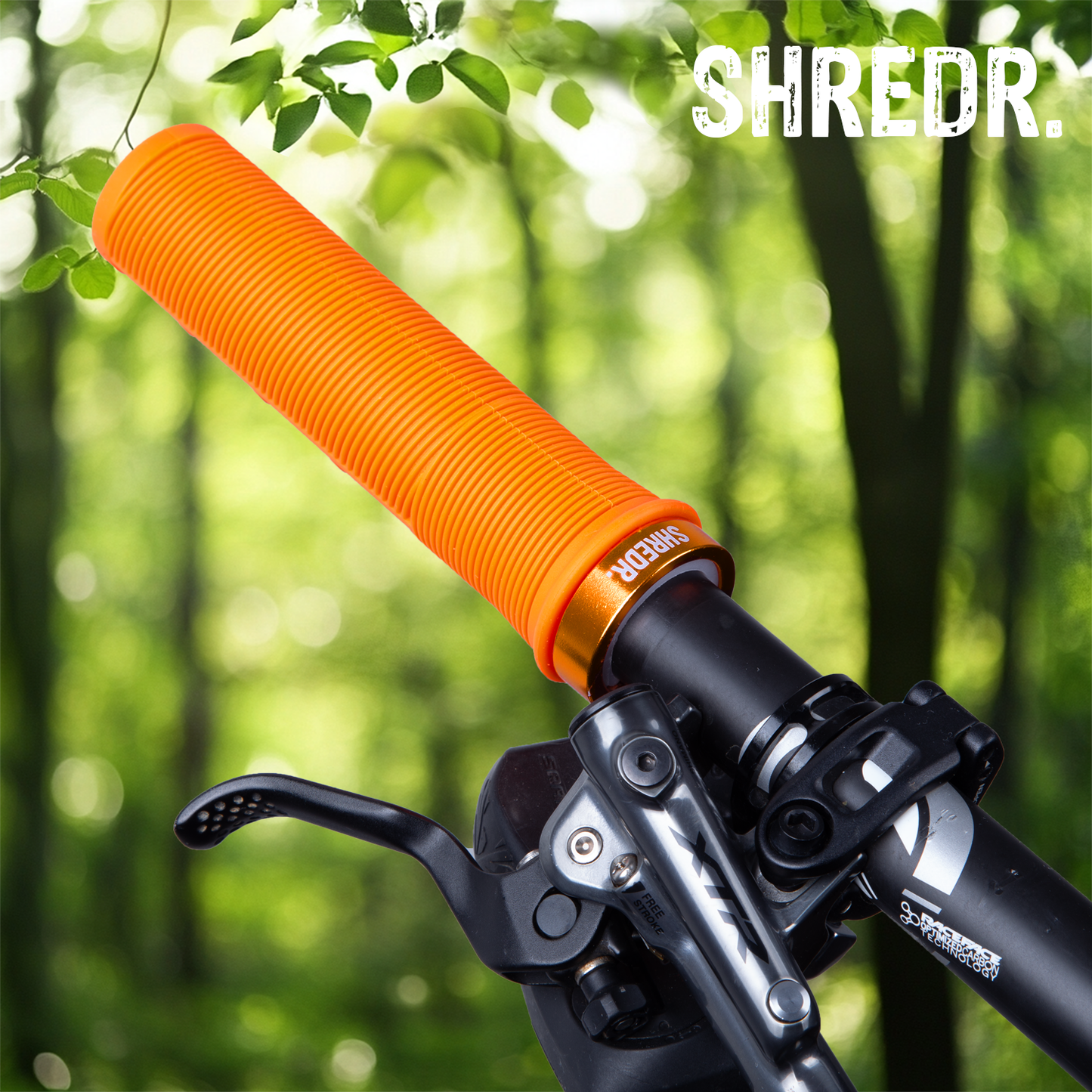 SHREDR. "Slope Shark" Mountain Bike Lock-On Grips