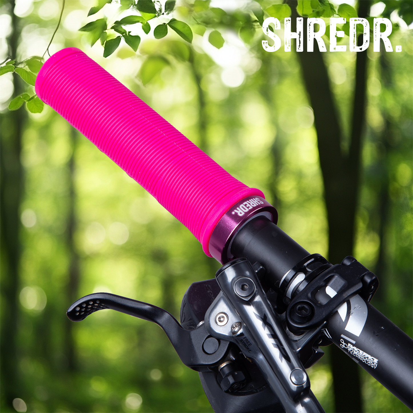 SHREDR. "Slope Shark" Mountain Bike Lock-On Grips