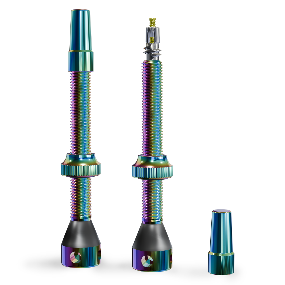 SHREDR. "Kingpin" Tubeless Valve Set - Various Colors and Lengths