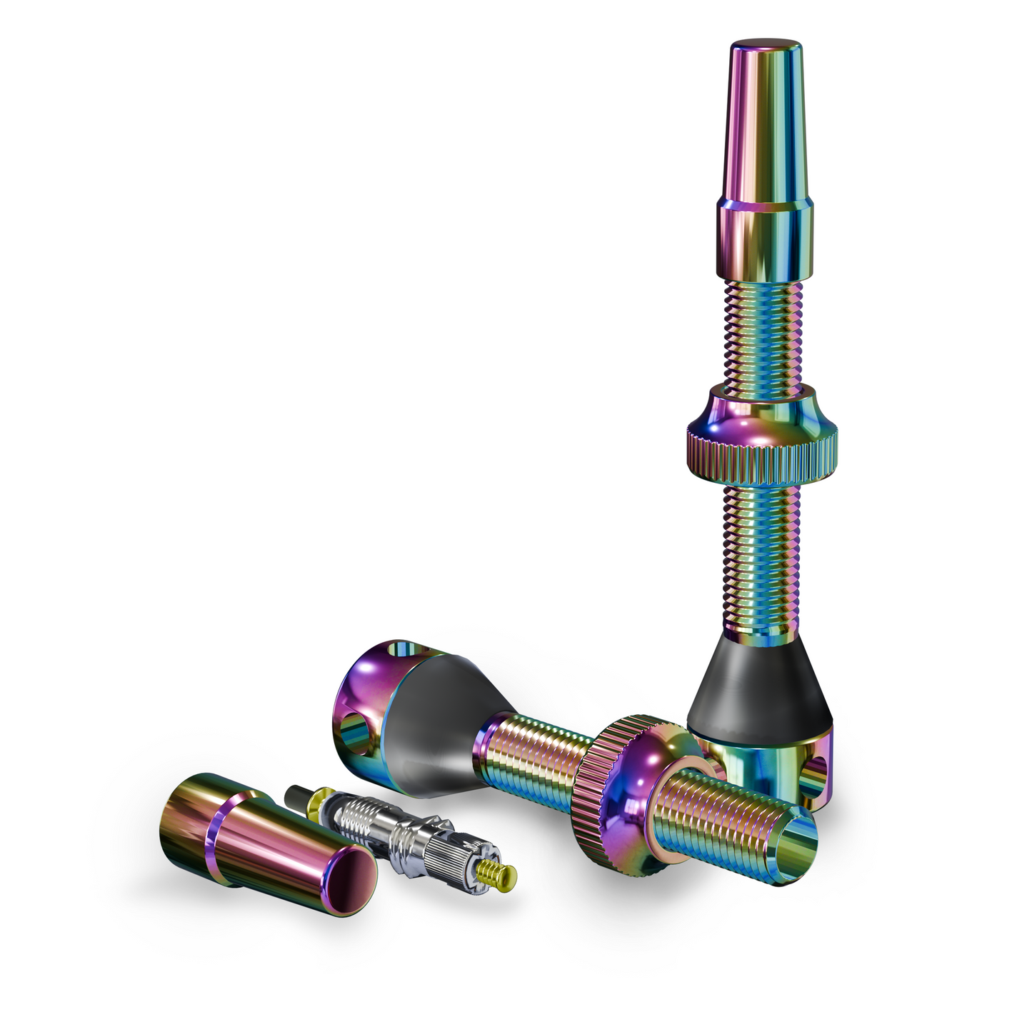 SHREDR. "Kingpin" Tubeless Valve Set - Various Colors and Lengths