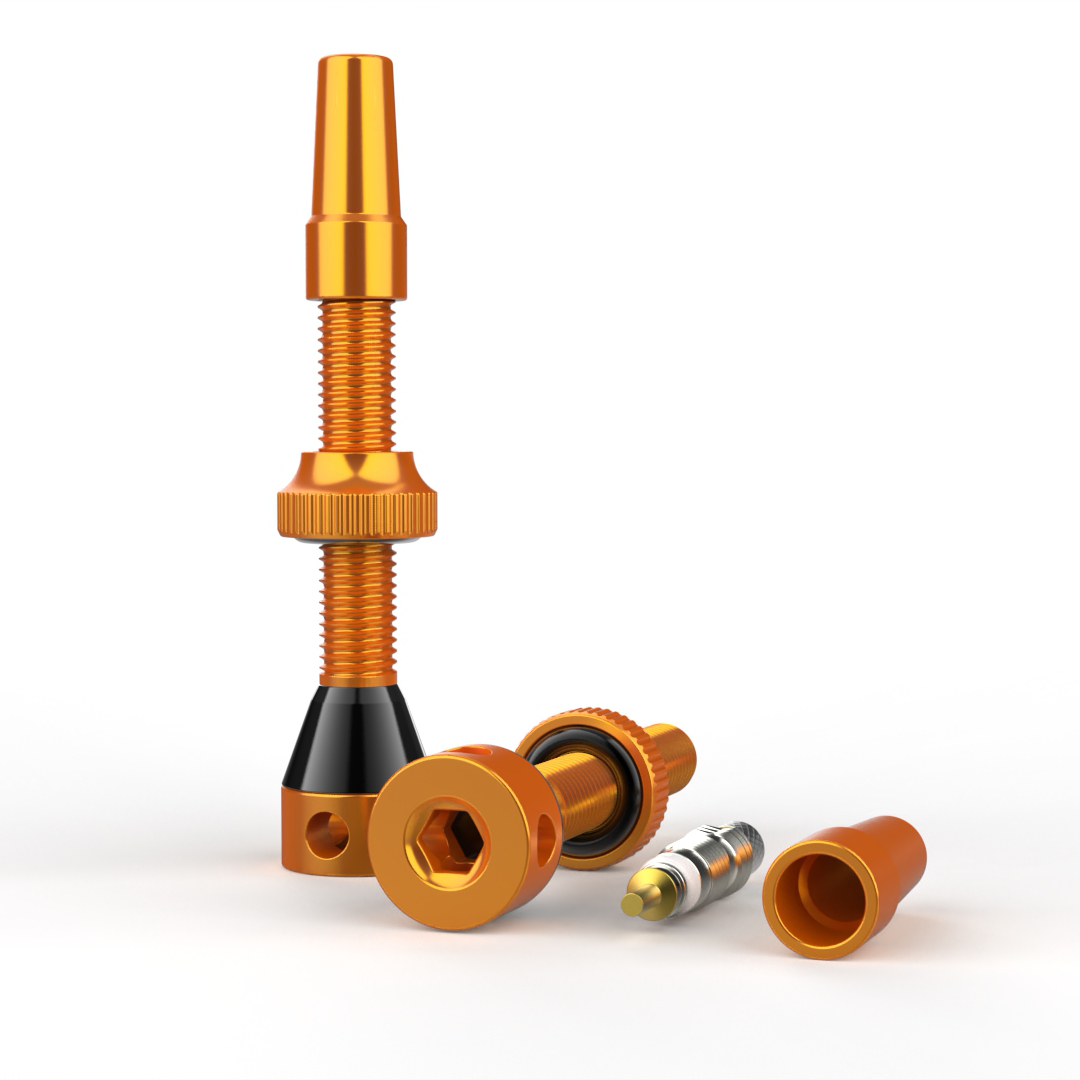 SHREDR. "Kingpin" Tubeless Valve Set - Various Colors and Lengths