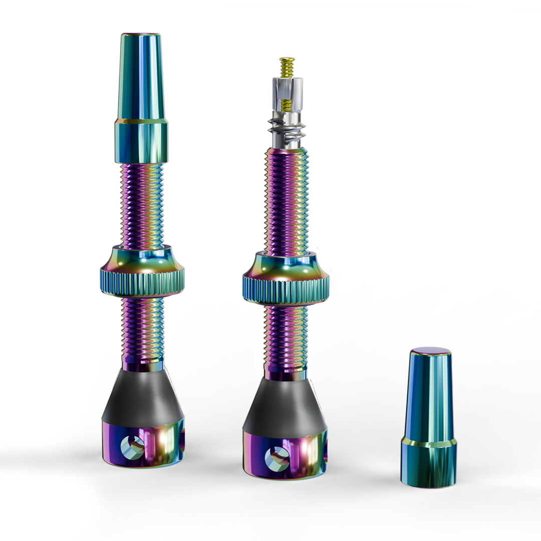 SHREDR. "Kingpin" Tubeless Valve Set - Various Colors and Lengths