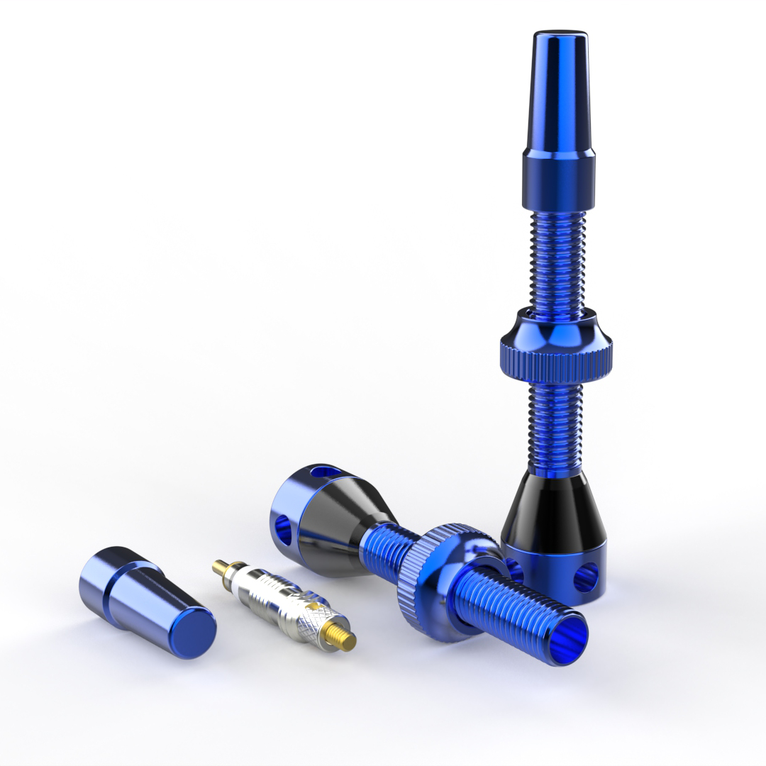 SHREDR. "Kingpin" Tubeless Valve Set - Various Colors and Lengths