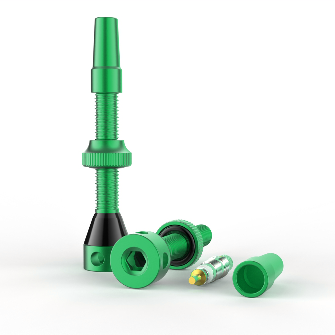 SHREDR. "Kingpin" Tubeless Valve Set - Various Colors and Lengths