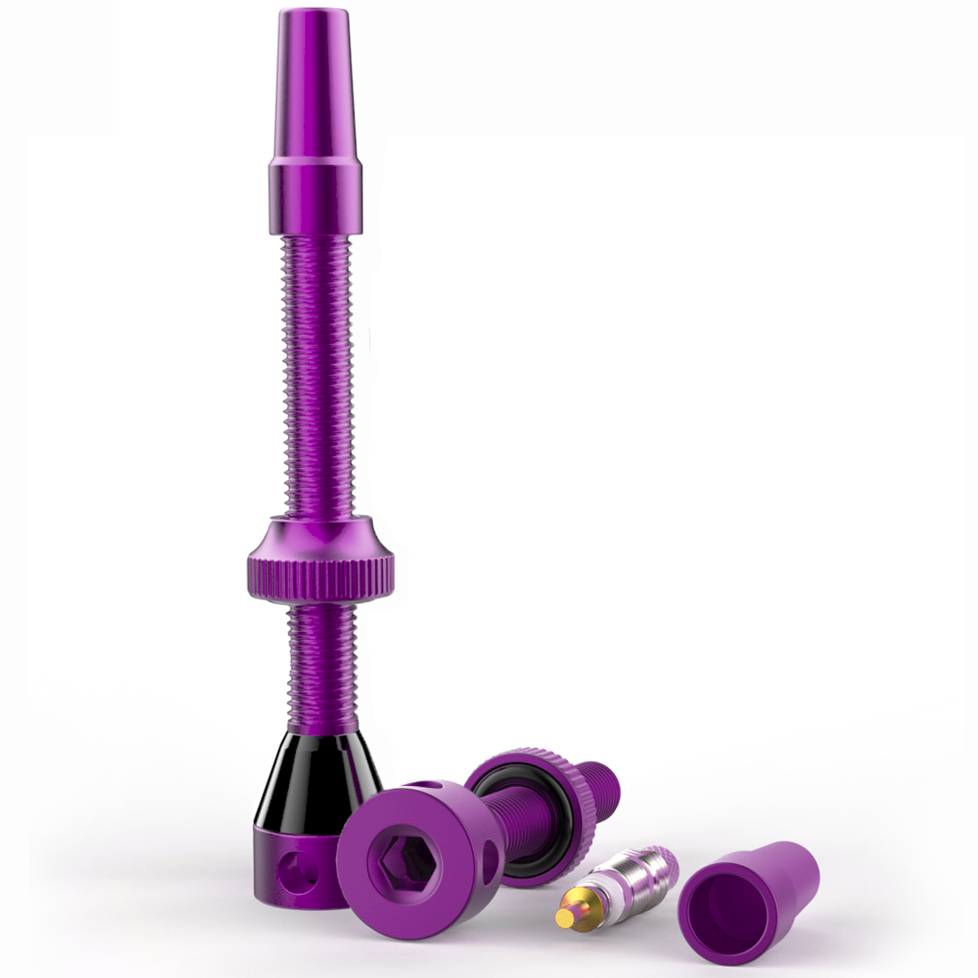 SHREDR. "Kingpin" Tubeless Valve Set - Various Colors and Lengths