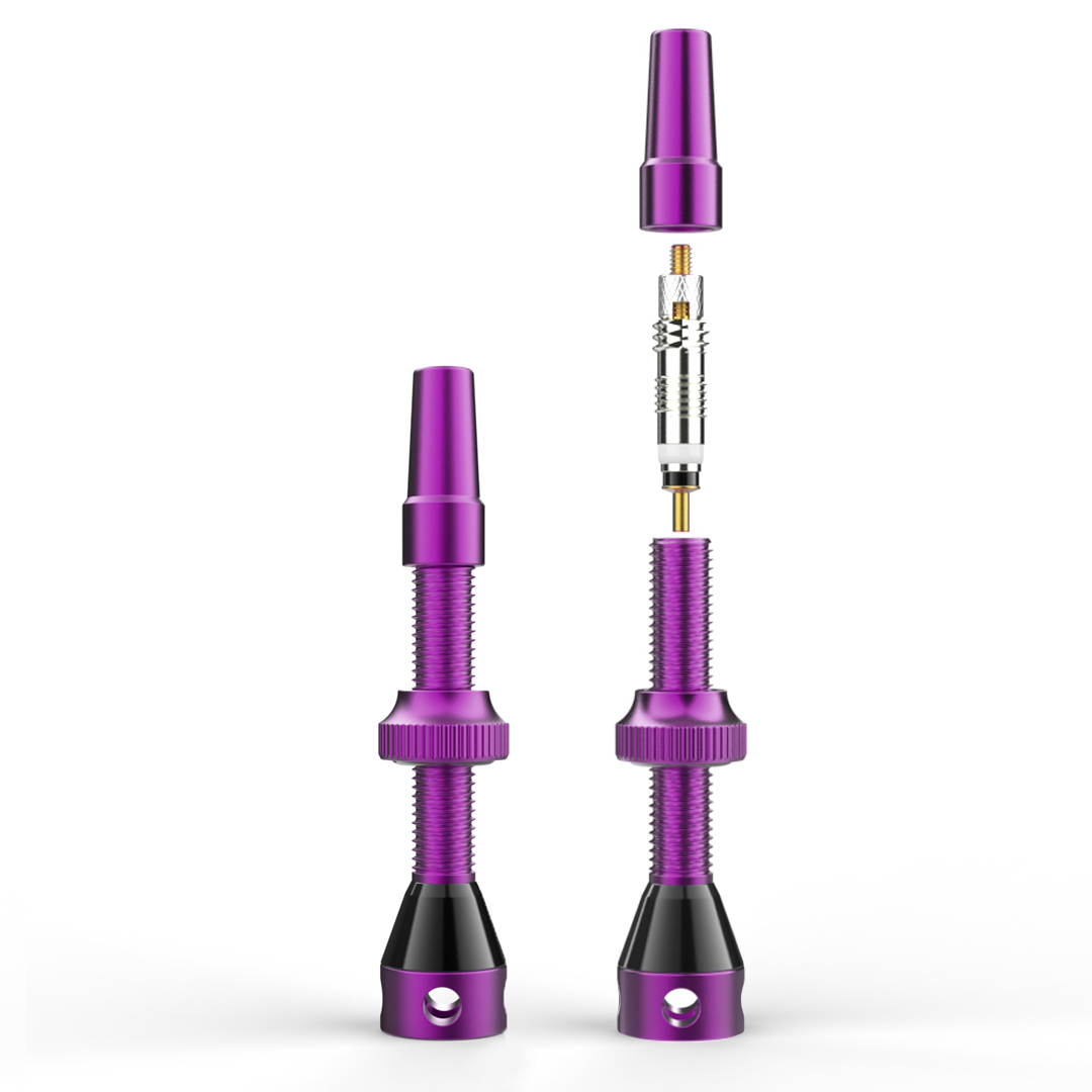 SHREDR. "Kingpin" Tubeless Valve Set - Various Colors and Lengths