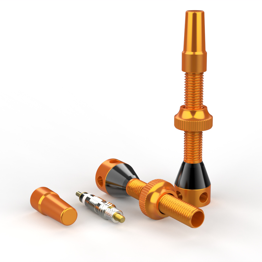 SHREDR. "Kingpin" Tubeless Valve Set - Various Colors and Lengths
