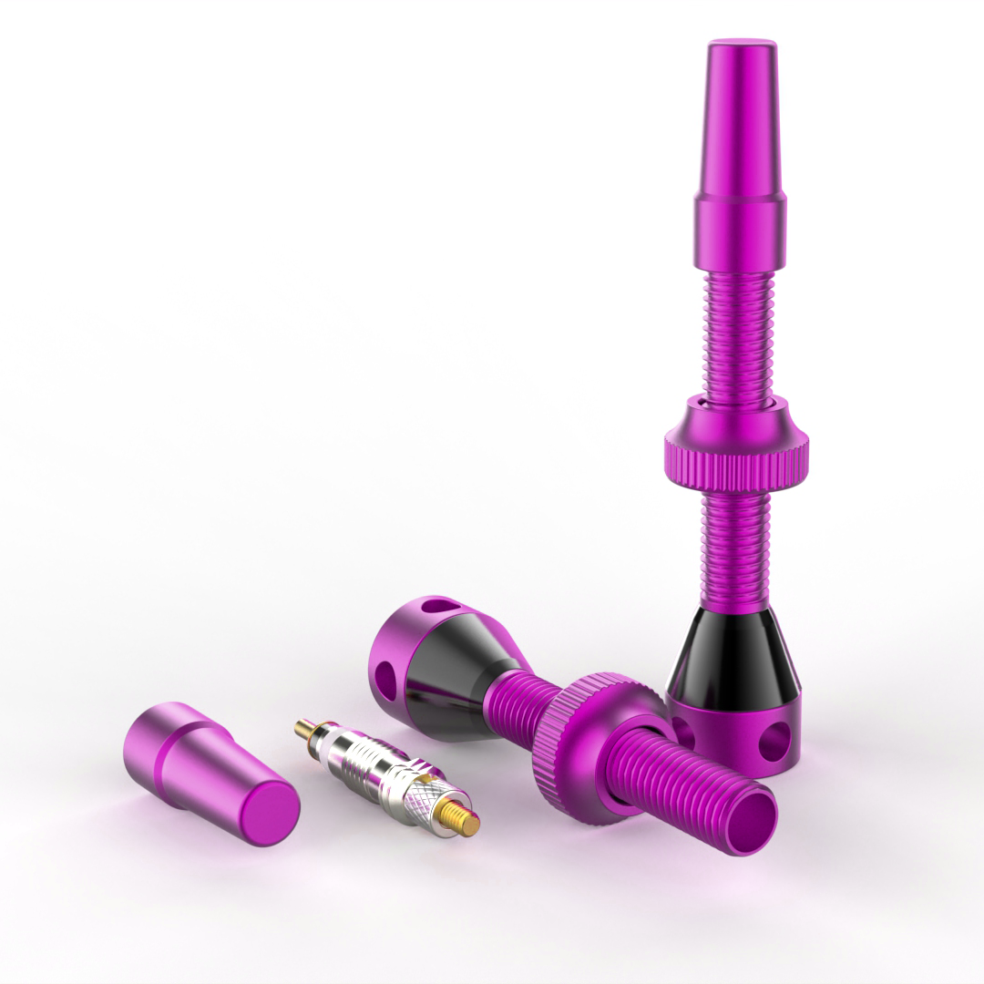 SHREDR. "Kingpin" Tubeless Valve Set - Various Colors and Lengths