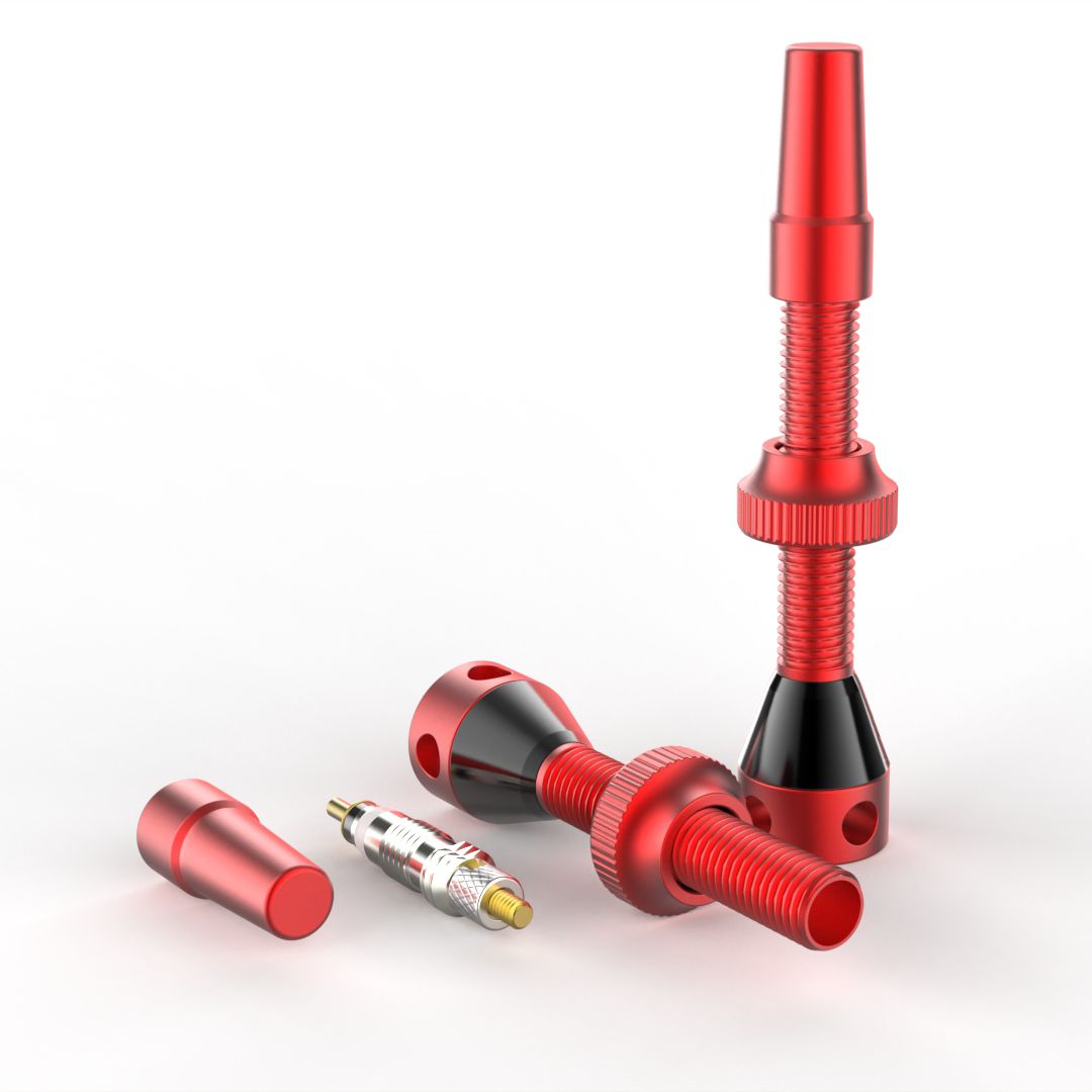 SHREDR. "Kingpin" Tubeless Valve Set - Various Colors and Lengths
