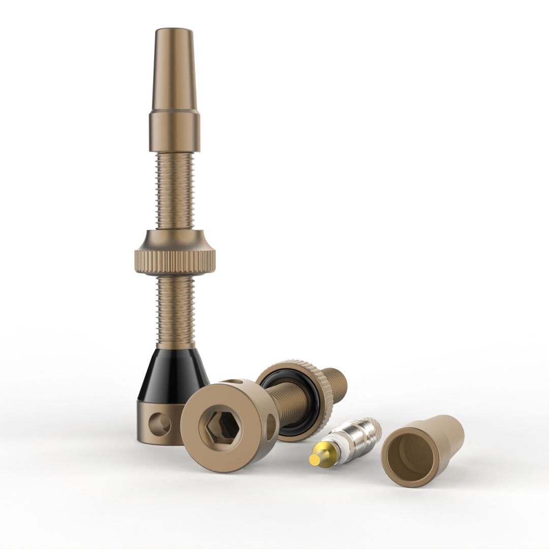 SHREDR. "Kingpin" Tubeless Valve Set - Various Colors and Lengths