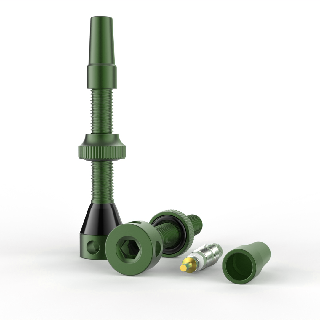 SHREDR. "Kingpin" Tubeless Valve Set - Various Colors and Lengths