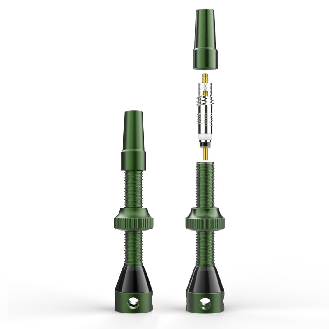 SHREDR. "Kingpin" Tubeless Valve Set - Various Colors and Lengths