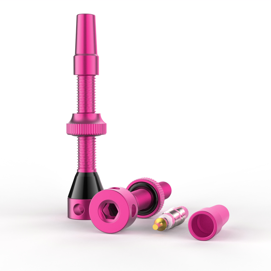 SHREDR. "Kingpin" Tubeless Valve Set - Various Colors and Lengths