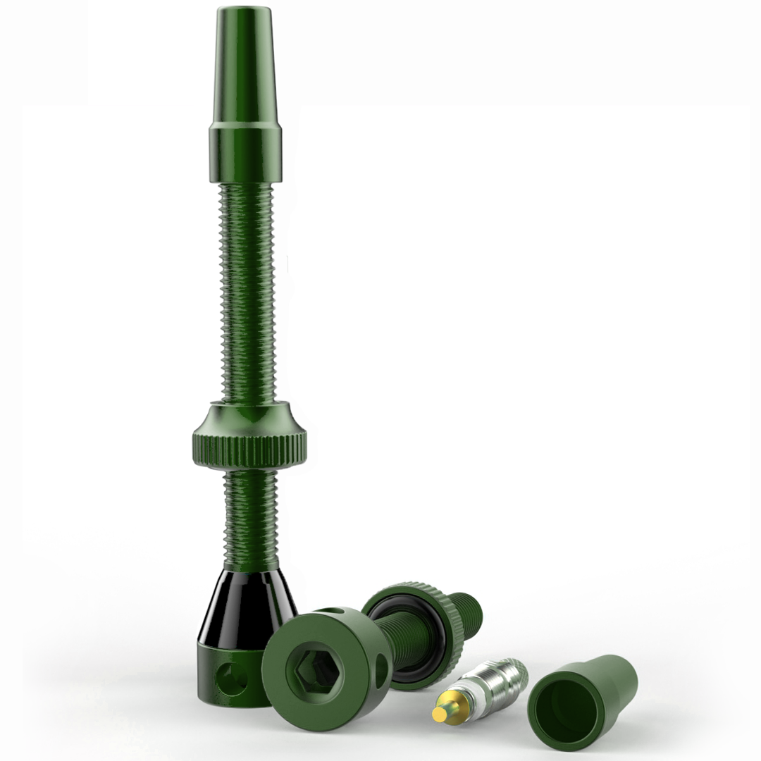 SHREDR. "Kingpin" Tubeless Valve Set - Various Colors and Lengths