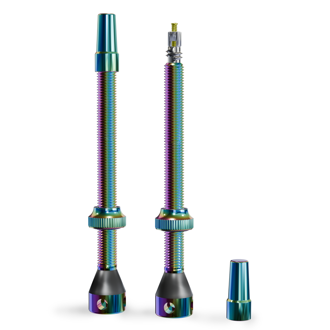 SHREDR. "Kingpin" Tubeless Valve Set - Various Colors and Lengths