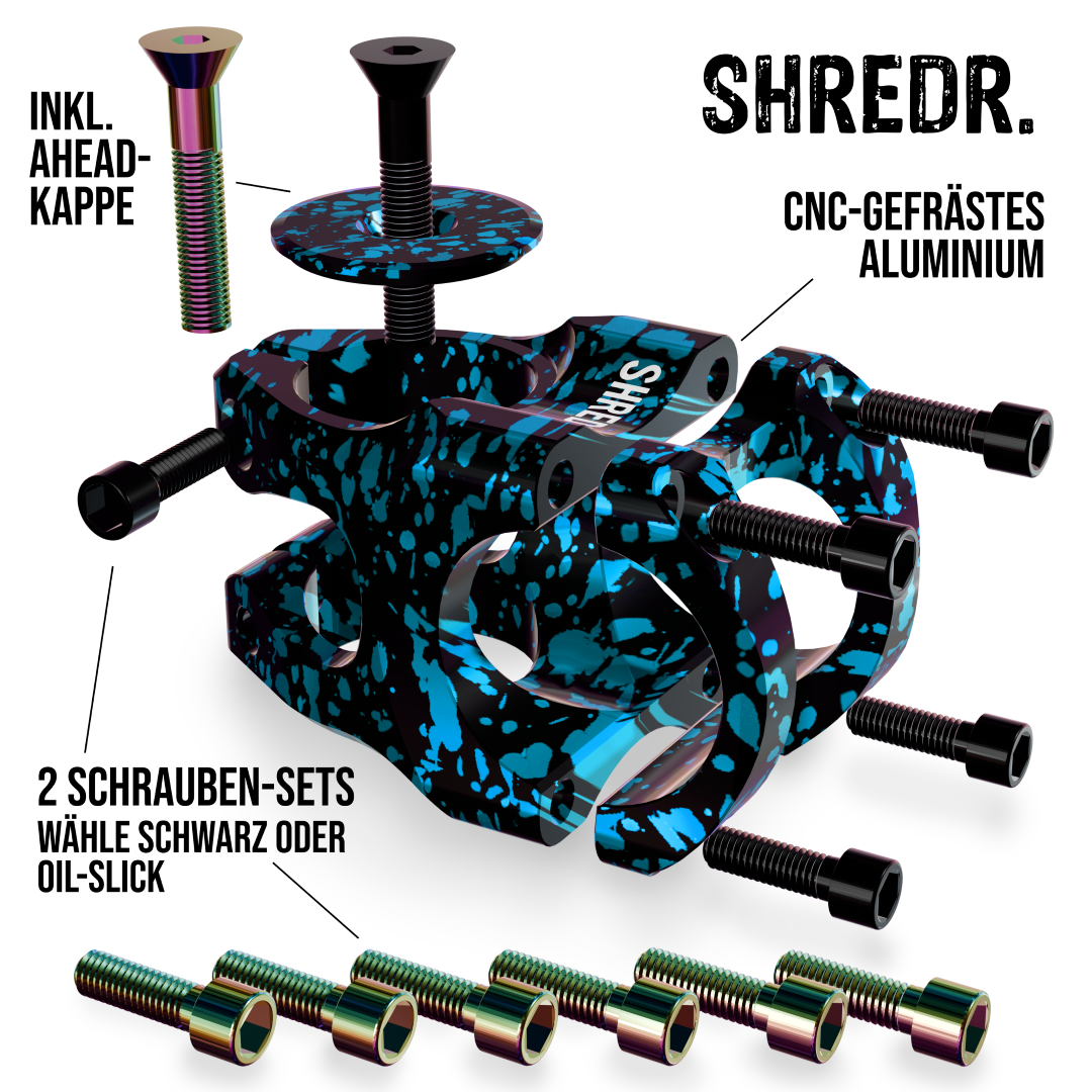 SHREDR. "Edge Control" MTB Vorbau 35mm - 31,8 - Special Edition!